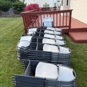 foldable chair rental